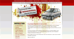 Desktop Screenshot of a1-autovermietung.de